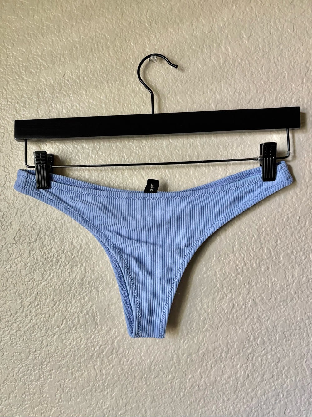 Periwinkle Ribbed Bikini Bottom - Picture 3 of 8